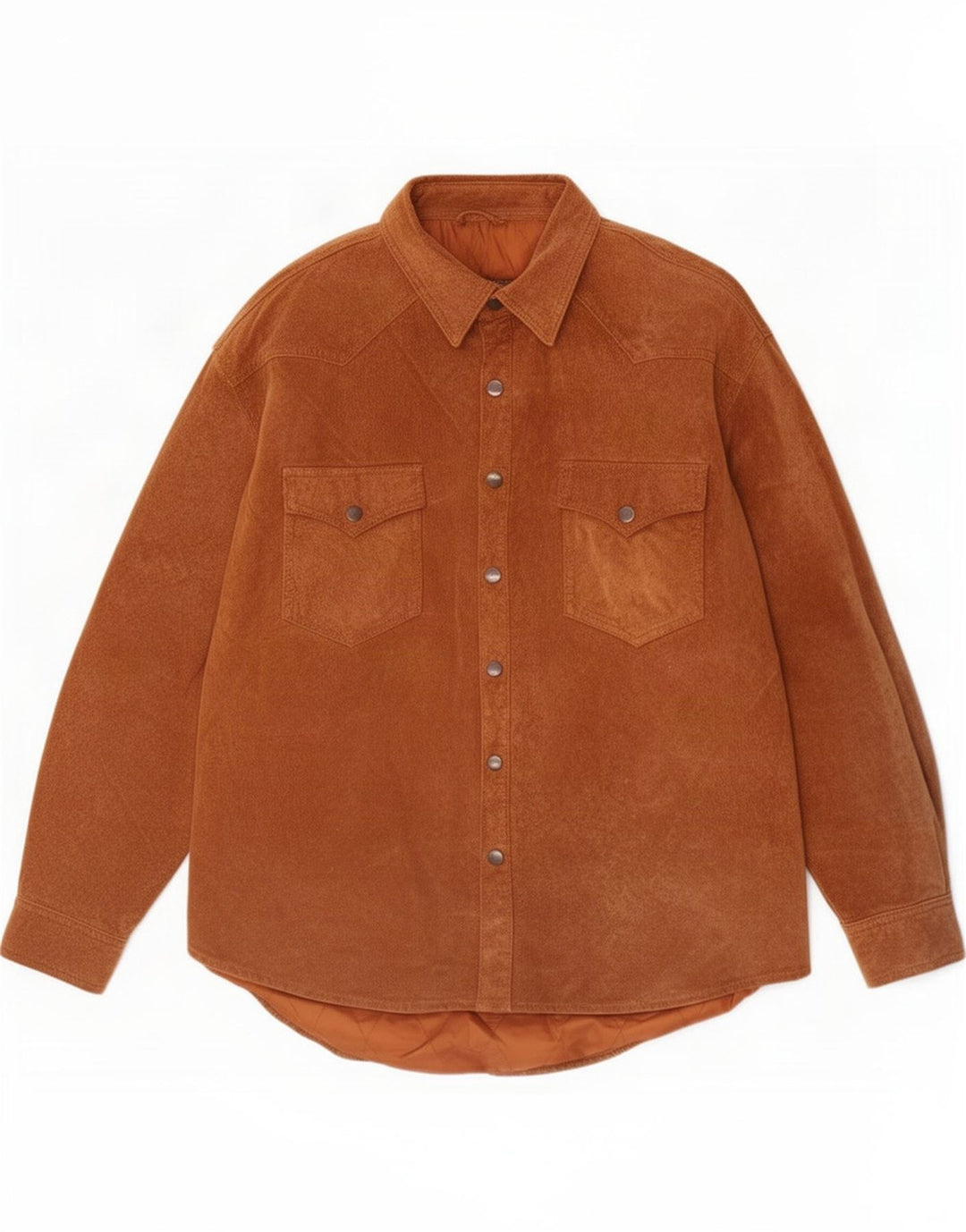 Ανδρικό Suede Δερμάτινο Μπουφάν Censured UK 36 Small Brown