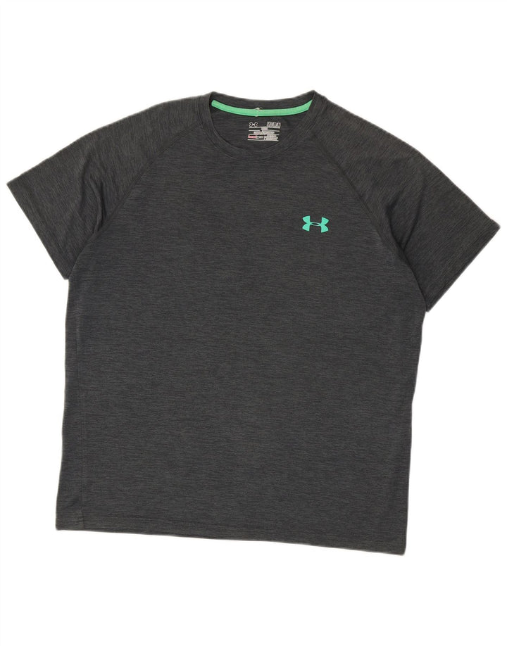 Ανδρικό μπλουζάκι UNDER Armour Heat Gear Top Medium Grey Flecked