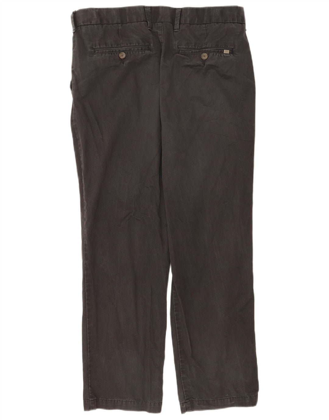 Marks & Spencer Ανδρικό παντελόνι Chino Regular W34 L29 Μαύρο βαμβακερό