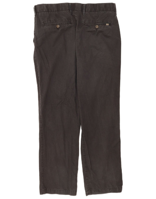 Marks & Spencer Ανδρικό παντελόνι Chino Regular W34 L29 Μαύρο βαμβακερό