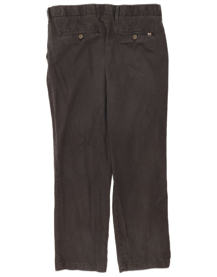 Marks & Spencer Ανδρικό παντελόνι Chino Regular W34 L29 Μαύρο βαμβακερό