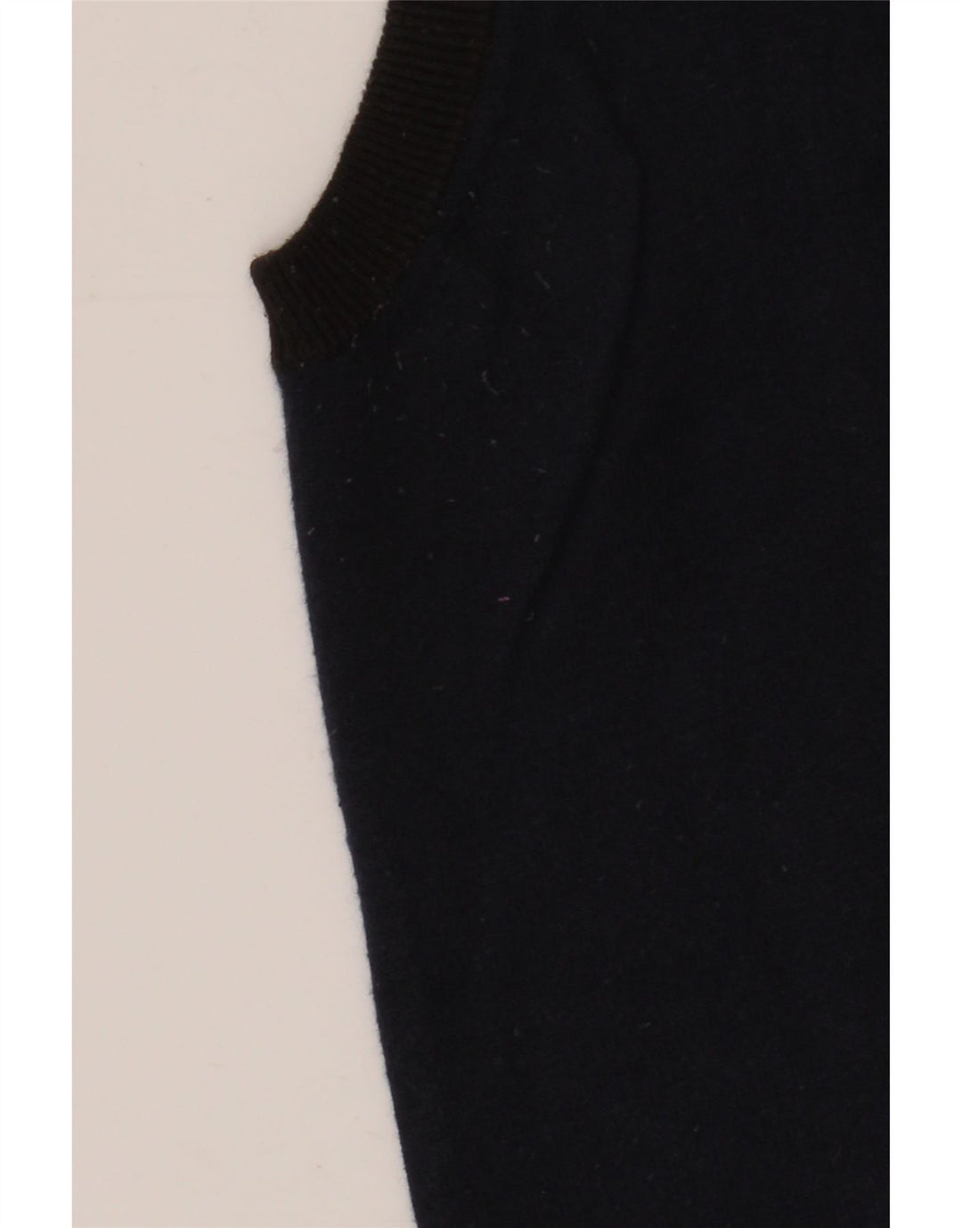 Ανδρικό αμάνικο πουλόβερ γκάζι, μεσαίο μπλε βαμβακερό