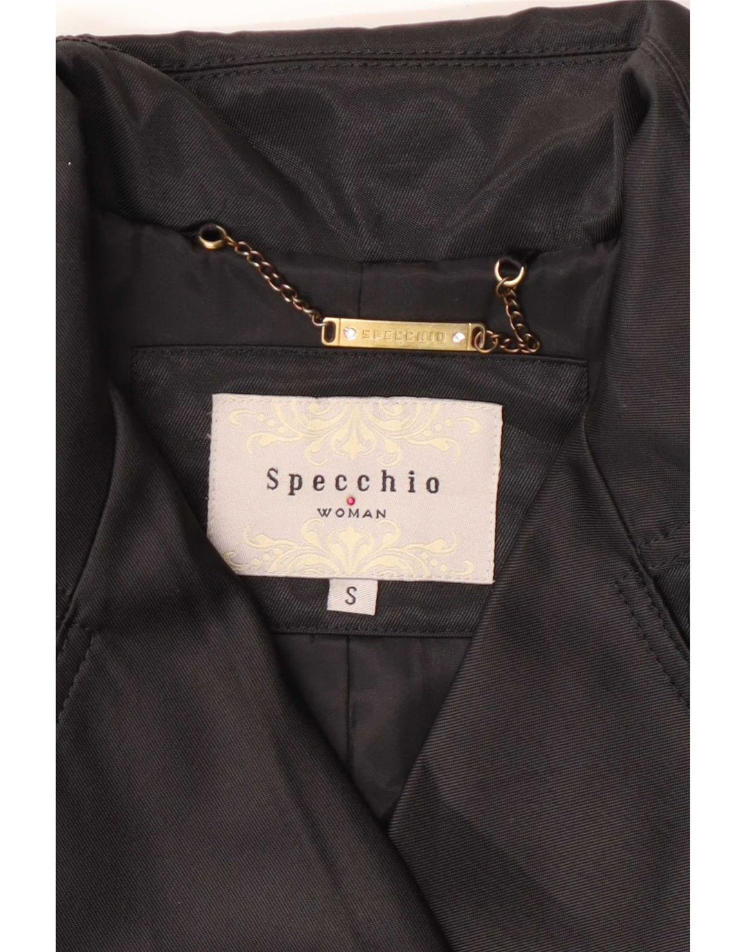Γυναικεία καμπαρντίνα Specchio UK 10 Small Black Polyester