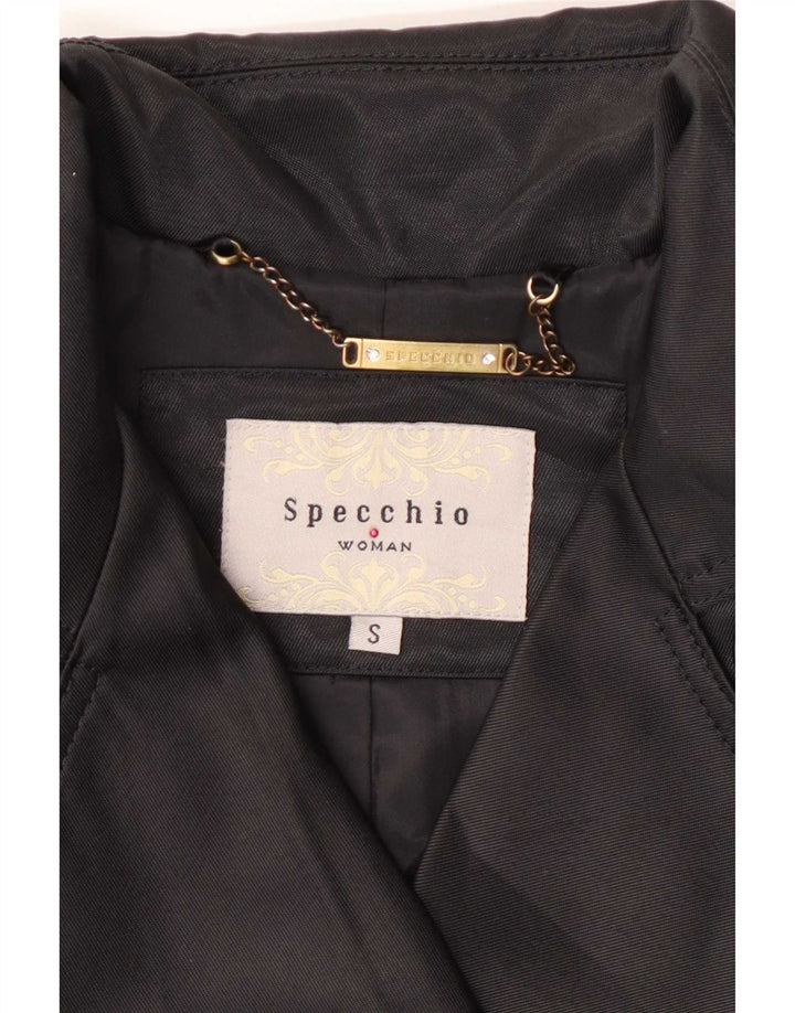 Γυναικεία καμπαρντίνα Specchio UK 10 Small Black Polyester