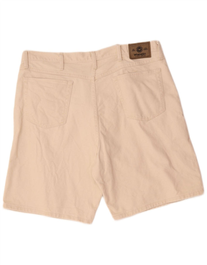 Ανδρικό τζιν σορτς Wrangler W40 XL Μπεζ βαμβακερό
