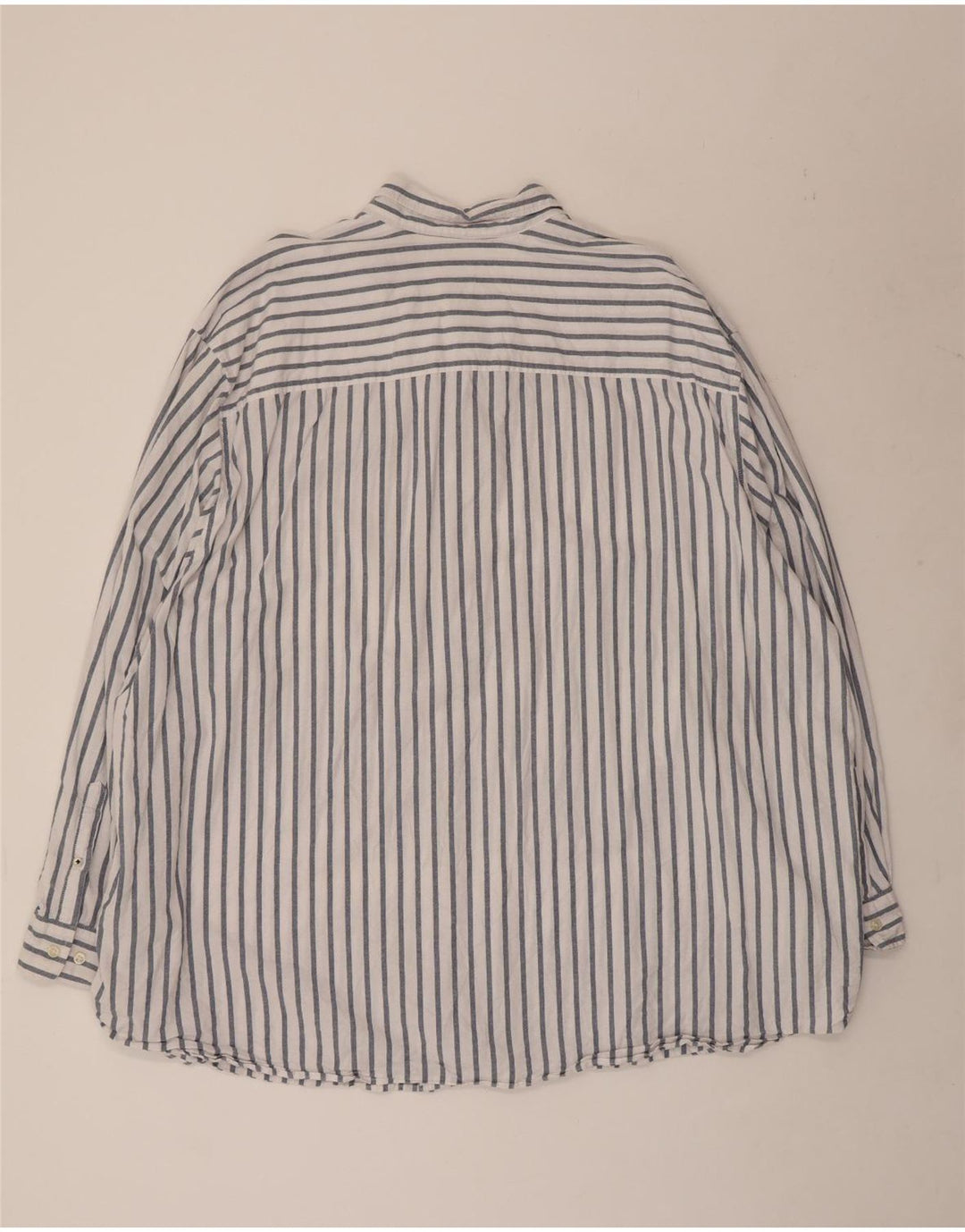 JACK & JONES Ανδρικό πουκάμισο 4XL Μπλε ριγέ βαμβακερό