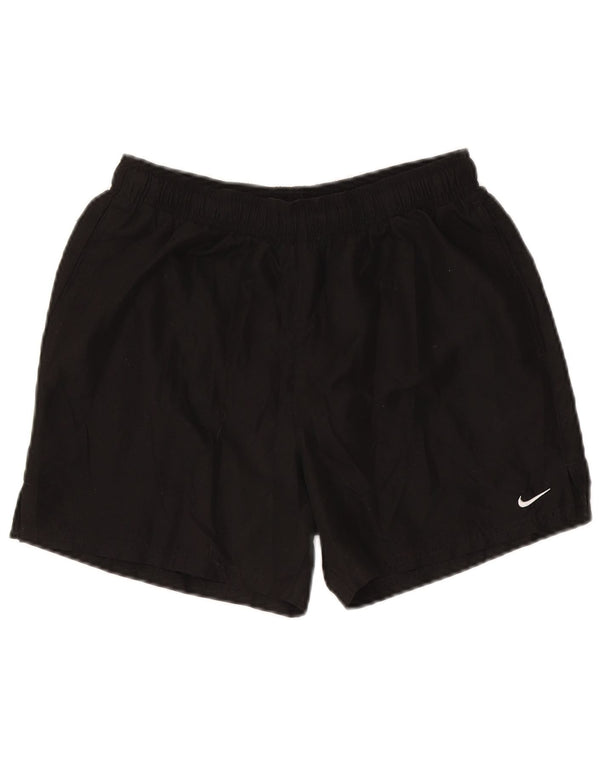 Ανδρικό αθλητικό σορτς Nike από μεσαίο μαύρο πολυεστέρα