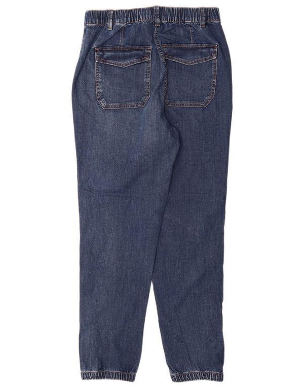 Marks & Spencer Γυναικεία Joggers Tapered Jeans UK 10 Small W28 L30 Blue