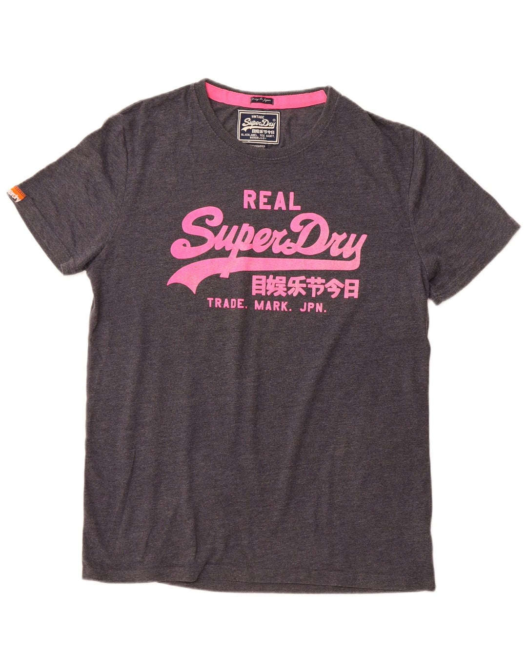 Ανδρικό γραφικό T-Shirt Superdry Top XL Γκρι βαμβακερό
