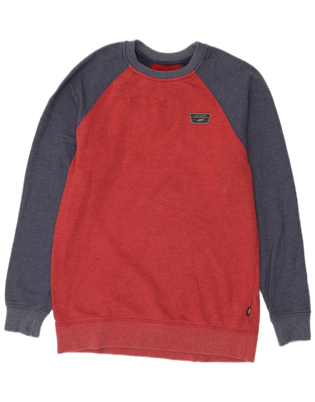 Ανδρικό φούτερ VANS Jumper Small Red Colourblock Βαμβακερό