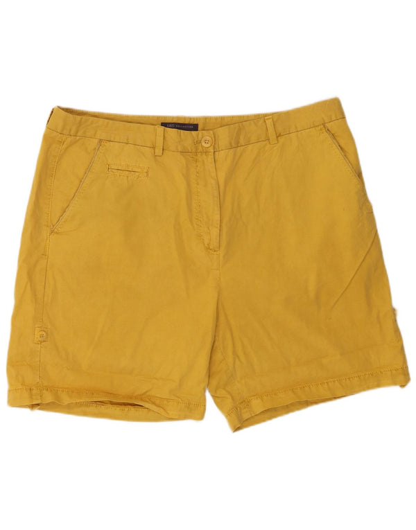 Marks & Spencer Γυναικείο σορτς Chino UK 18 XL W38 κίτρινο βαμβακερό