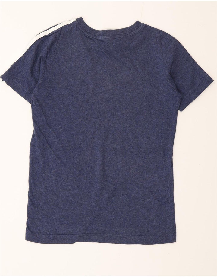 Adidas Boys T-Shirt Top 9-10 Years Navy Blue