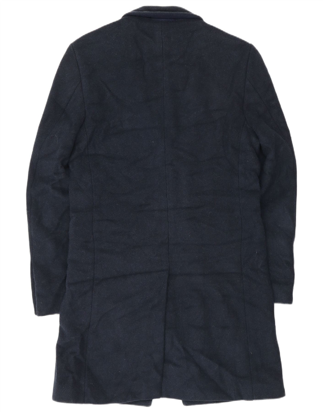 Ανδρικό πανωφόρι Marks & Spencer UK 36 Small Navy Blue Polyester
