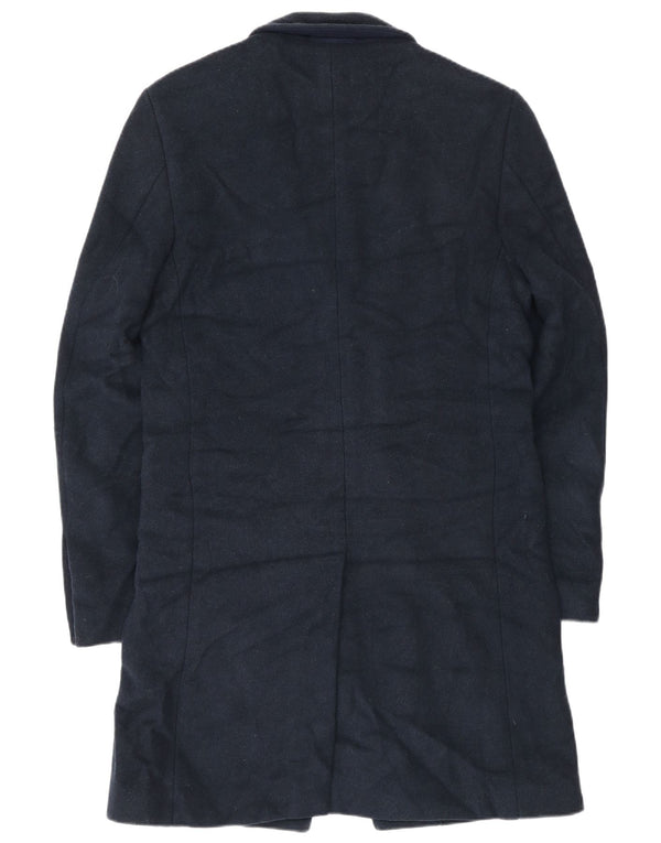 Ανδρικό πανωφόρι Marks & Spencer UK 36 Small Navy Blue Polyester