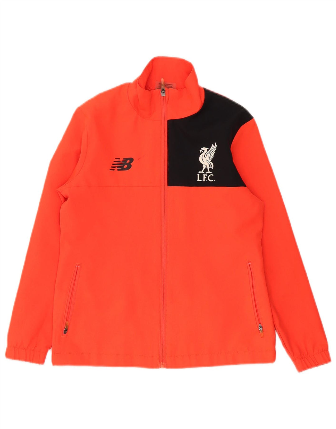 New Balance Boys Liverpool Trackstuit Top Jacket 11-12 Years Medium Orange