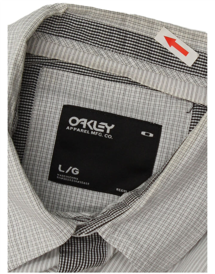Ανδρικό πουκάμισο Oakley μεγάλο λευκό συνονθύλευμα