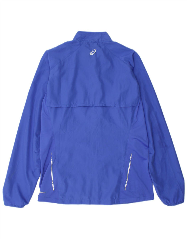 Γυναικεία αθλητική φόρμα ASICS Top Jacket UK 12 Medium Blue Polyester