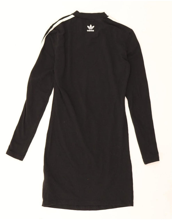 Adidas Womens Her Studio London Jumper φόρεμα UK 10 Small Black Floral