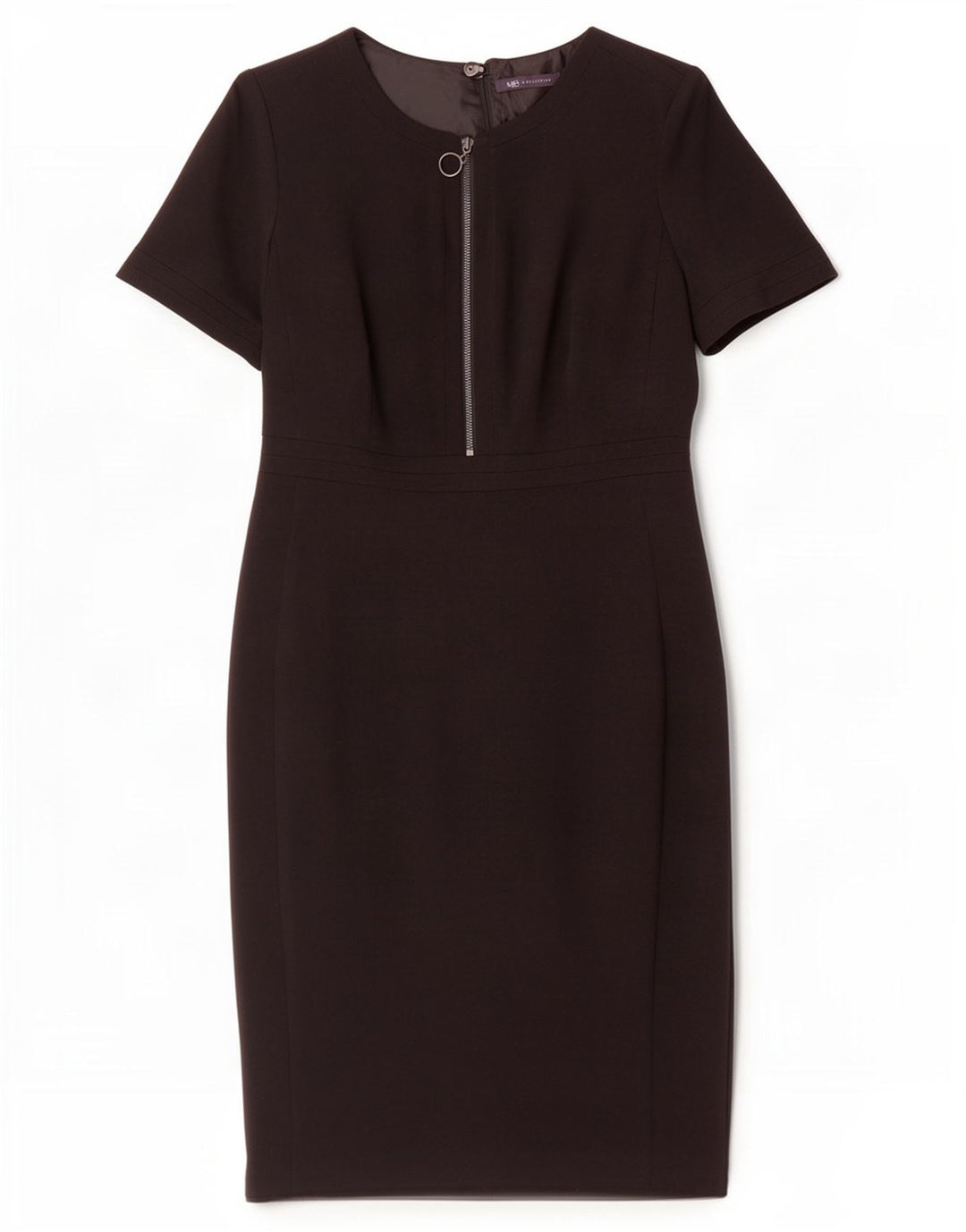 Γυναικείο φόρεμα με θήκη Marks & Spencer UK 14 Medium Black Polyester