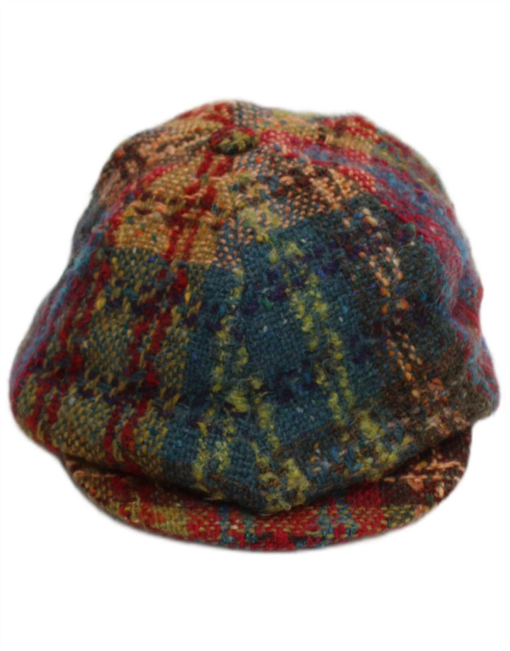 Hanna Καπέλα Ανδρικό Flat Cap Μικρό πολύχρωμο καρό New Wool Classic