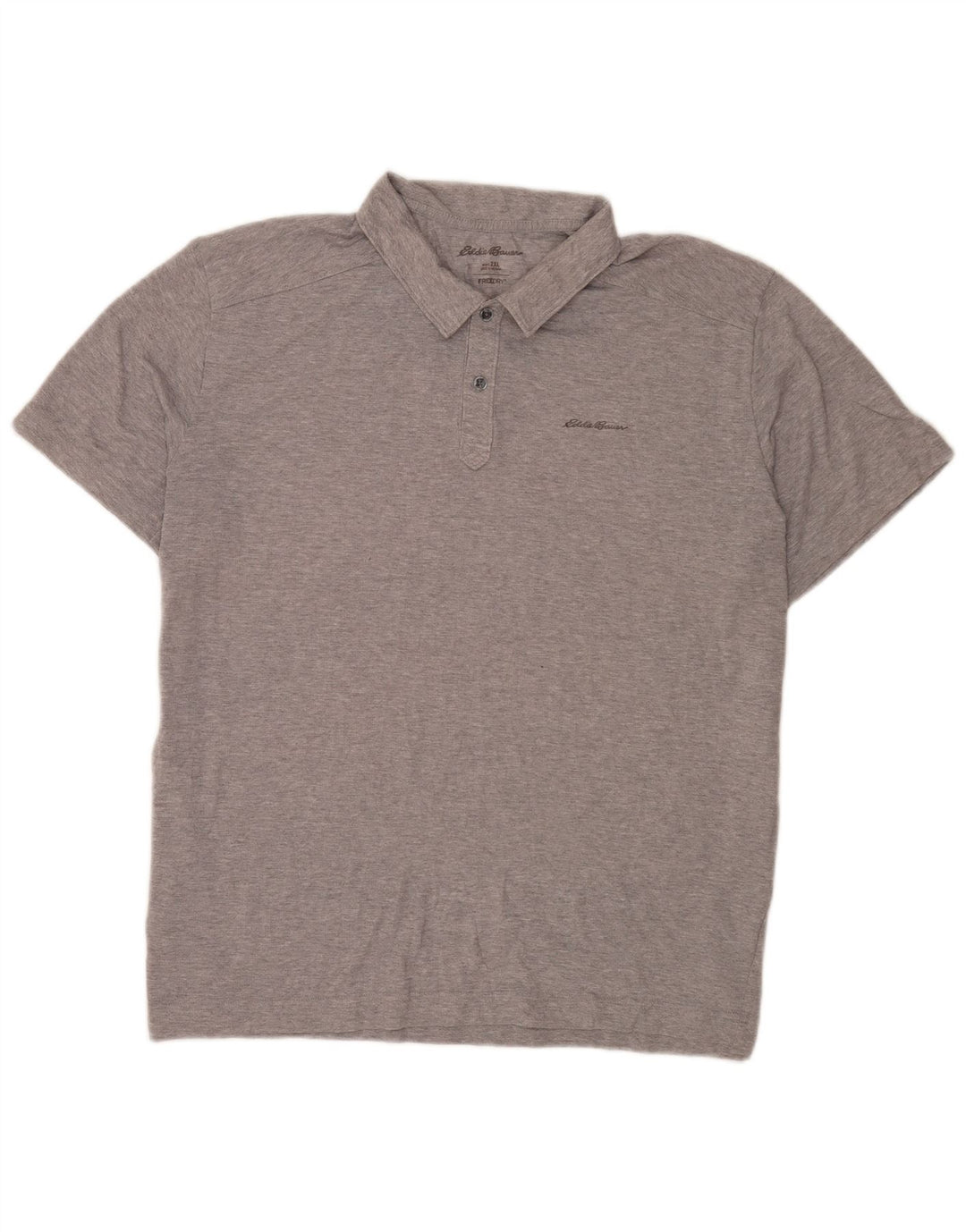 Eddie Bauer Ανδρικό κοντομάνικο μπλουζάκι πόλο κανονική εφαρμογή 2XL γκρι πολυεστέρας