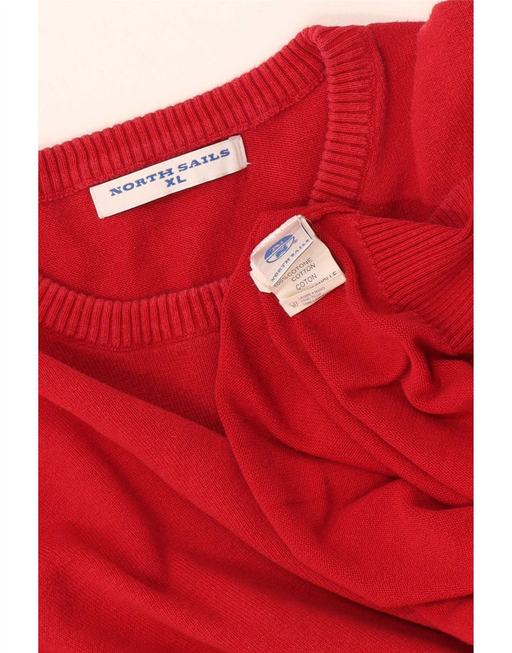 Ανδρικό πουλόβερ North Sails Crew Neck Jumper XL Κόκκινο βαμβακερό