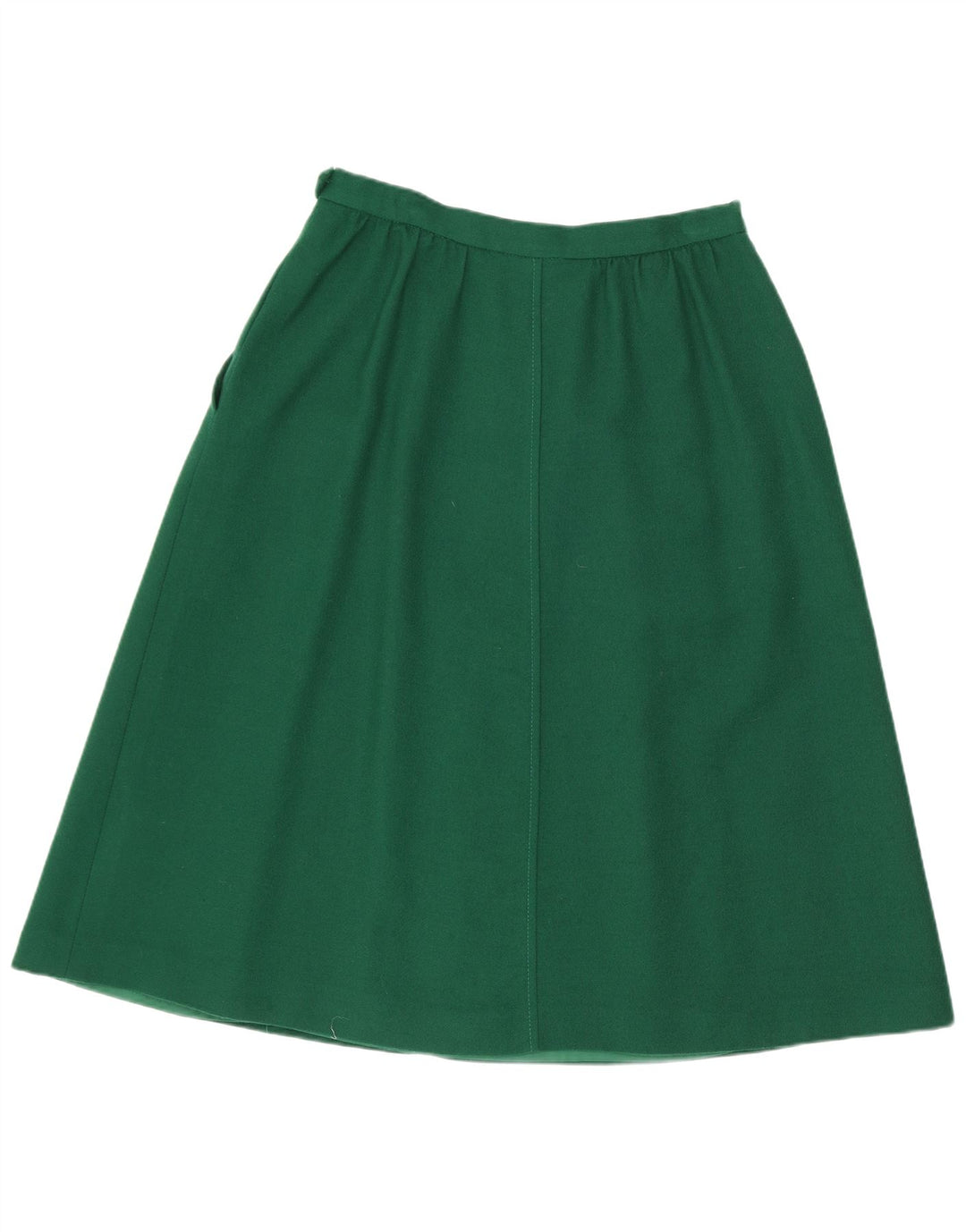 Γυναικεία Jaeger A-Line Φούστα UK 14 Medium W26 Green Wool