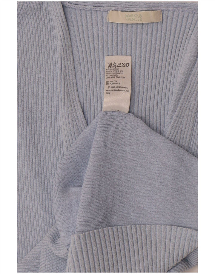 Marks & Spencer Γυναικείο T-Shirt τοπ 14 μεσαίου μπλε βισκόζη