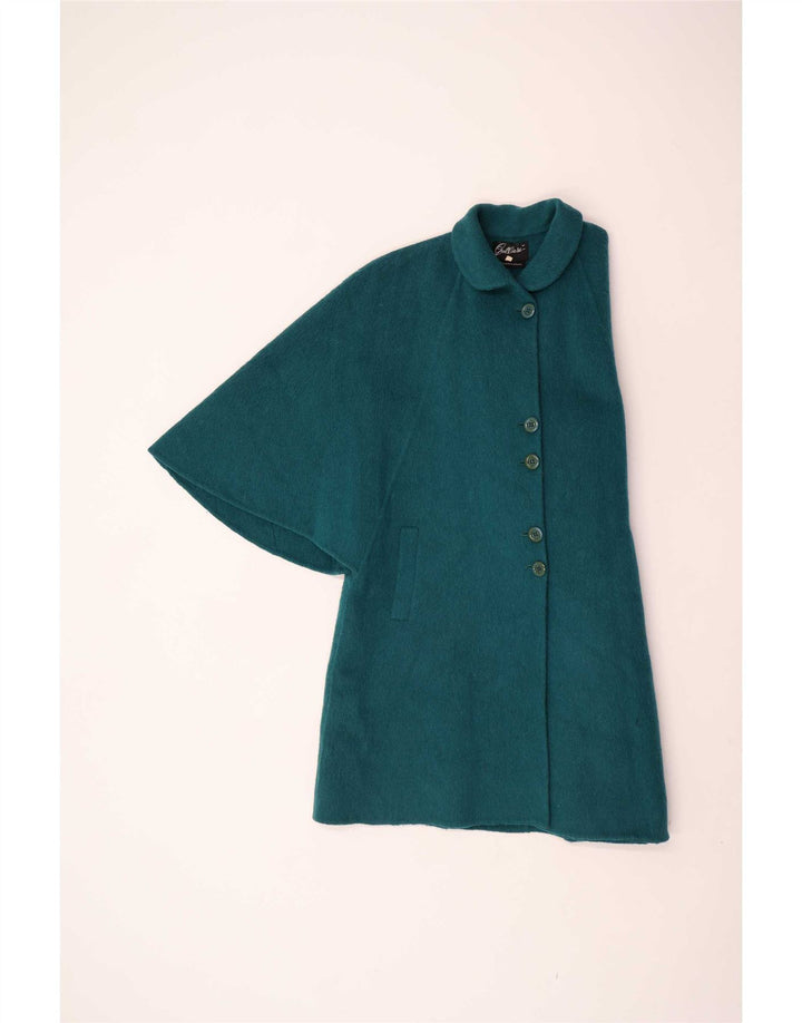 Gallara Γυναικείο Παλτό Cape Oversized IT 42 Μεσαίο πράσινο μαλλί αλπακά