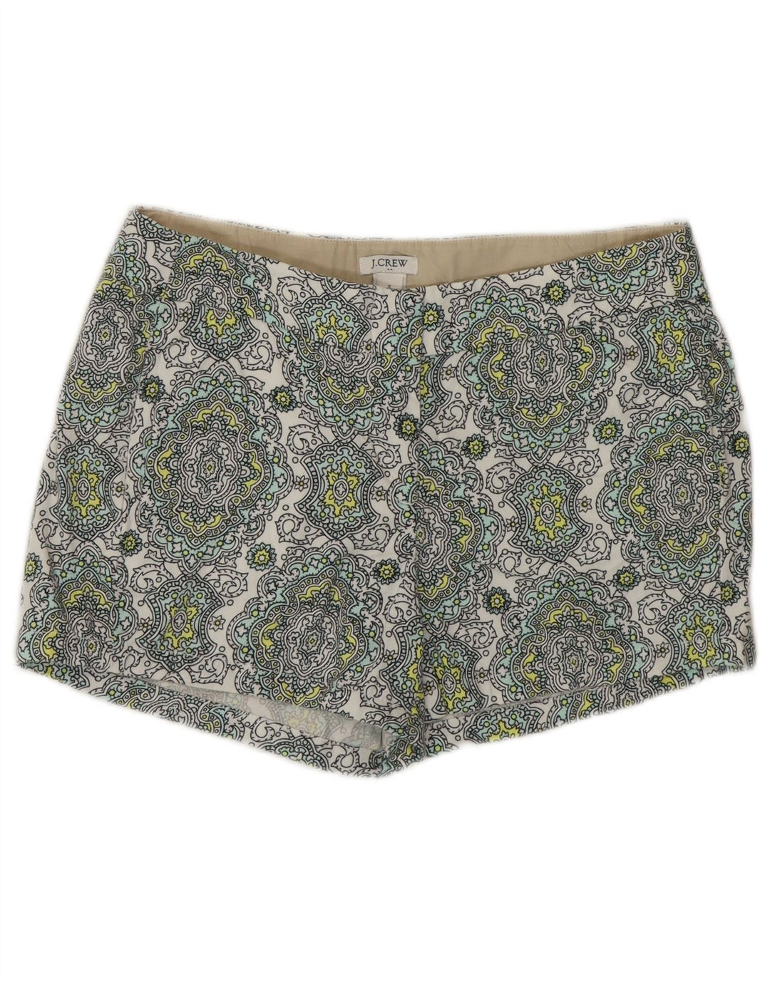 J. CREW Γυναικείο σορτς Chino US 2 XS W28 πολύχρωμο βαμβακερό Paisley