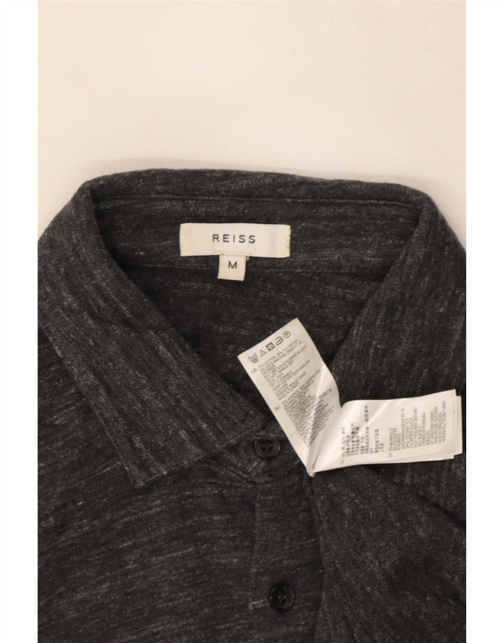 Ανδρικό πουκάμισο Reiss, βαμβακερό μεσαίο γκρι