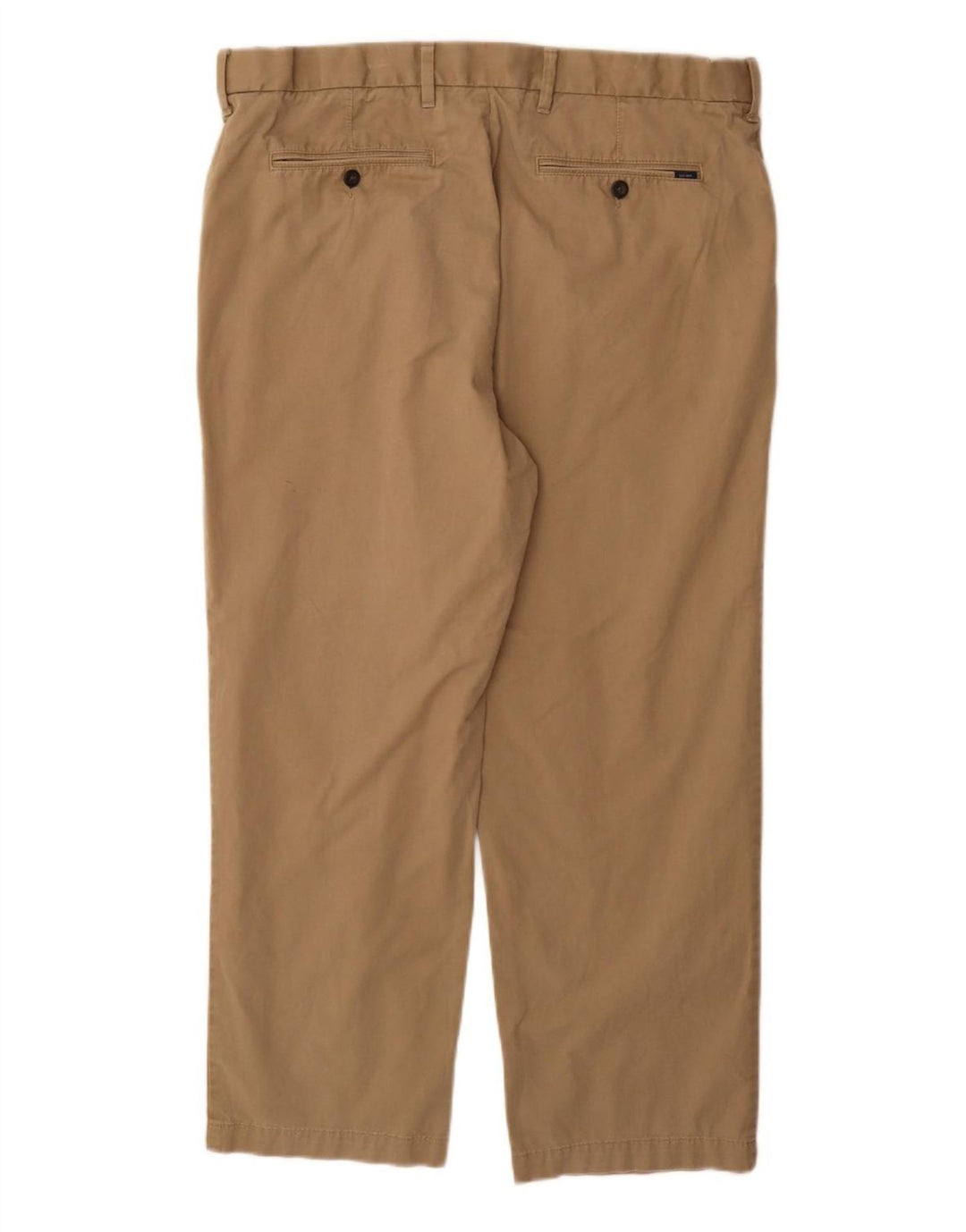 Ανδρικό παντελόνι με κανονική εφαρμογή Marks & Spencer W38 L29 Μπεζ βαμβακερό