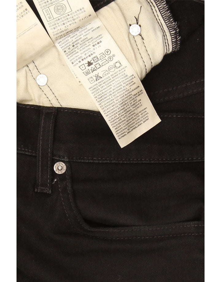 Levi's Mens 511 Slim Jeans W33 L29 Μαύρο βαμβακερό