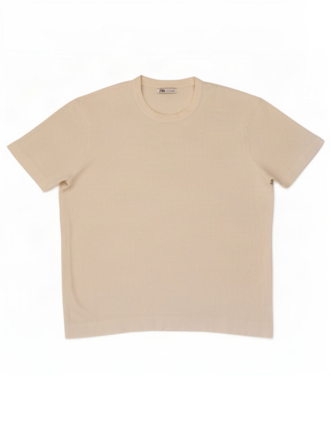 Ανδρικό T-Shirt Zara Top Large Λευκό