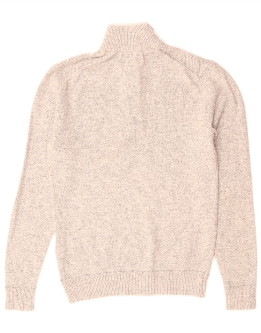 Ανδρικό πουλόβερ με φερμουάρ Superdry, μικρό γκρι βαμβακερό