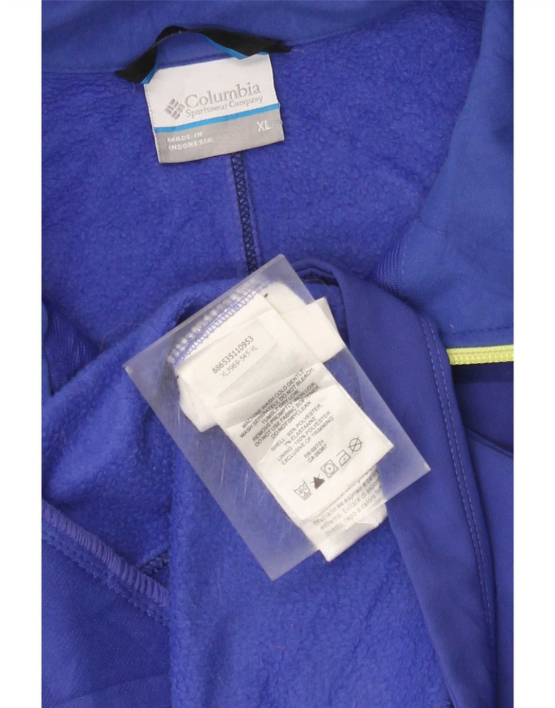 Γυναικεία αθλητική φόρμα Columbia Top Jacket UK 18 XL Blue Polyester
