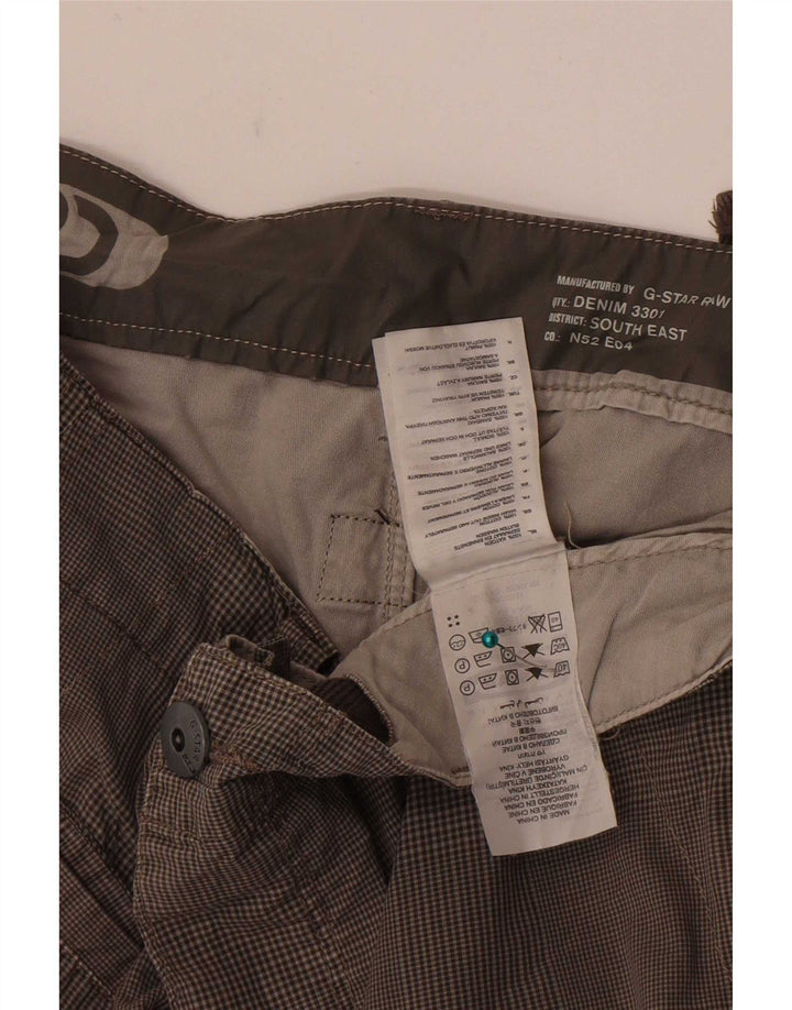 Ανδρικό σορτς Cargo G-Star W34 Large Grey Check Cotton