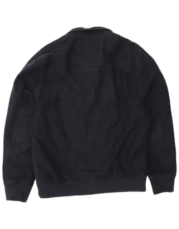 Ανδρικό μπουφάν SUPERDRY Bomber UK 44 2XL Navy Blue Cotton