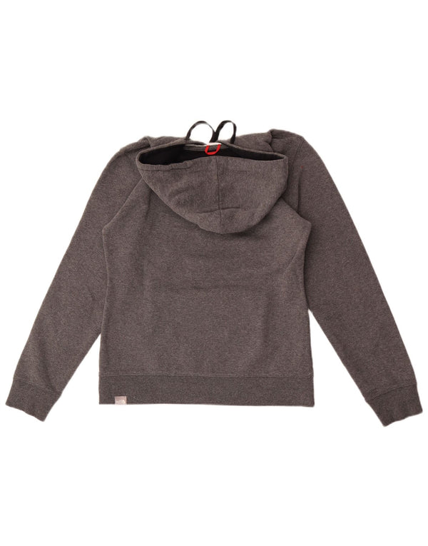 The North Face Γυναικεία γραφικά Hoodie Jumper UK 14 Medium Grey Flecked
