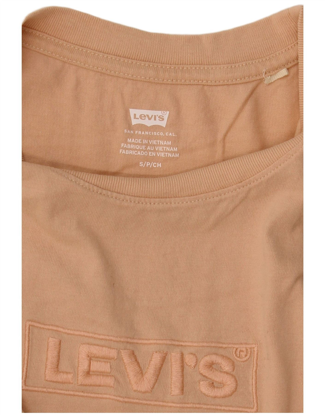 Γυναικείο μεγάλο γραφικό μπλουζάκι Levi's Top 10 Small Beige
