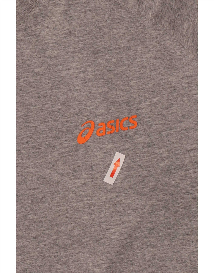 Ανδρικό γραφικό μπλουζάκι Asics Top XL Γκρι βαμβακερό
