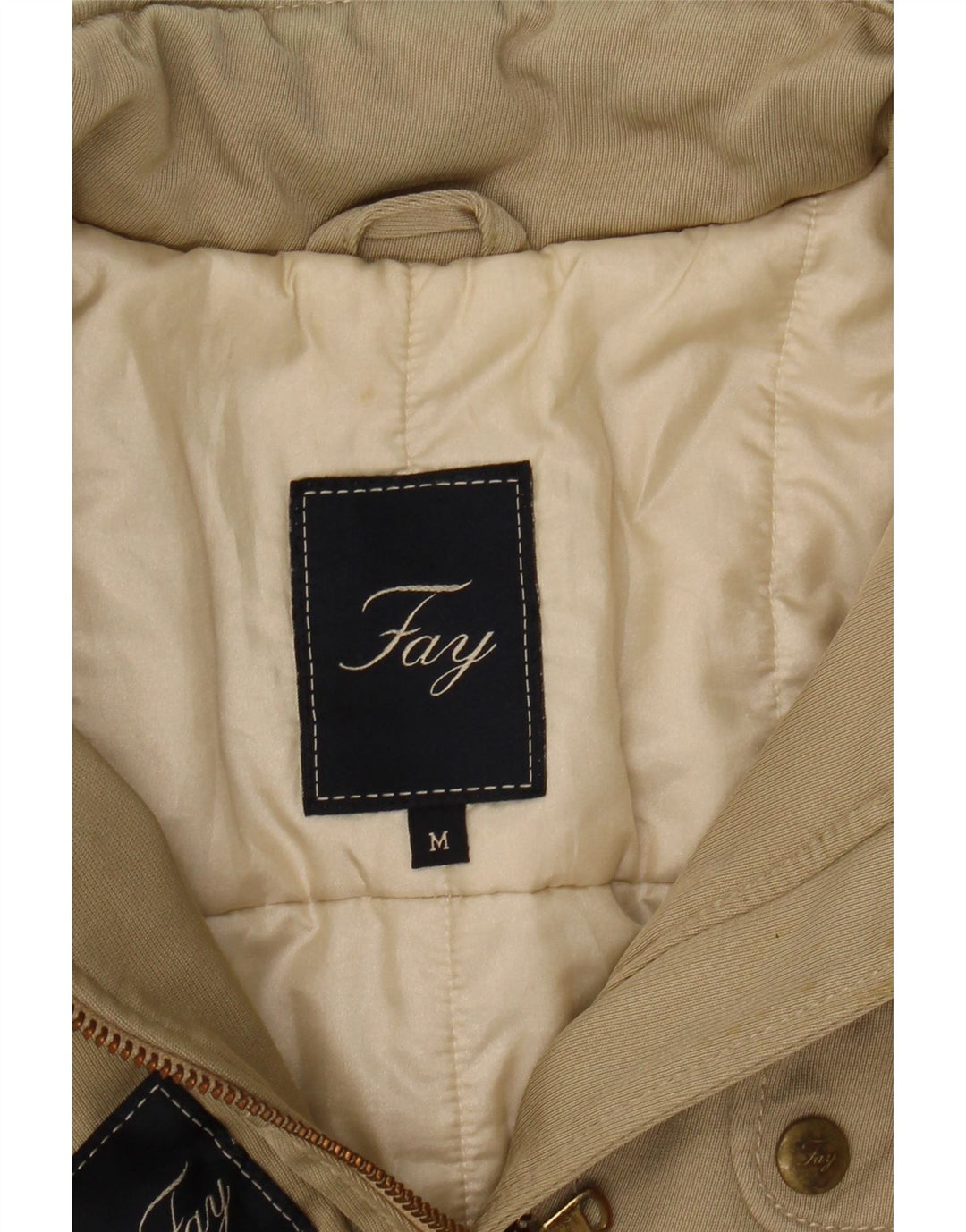 Fay Γυναικείο Utility Jacket UK 12 Medium Beige Polyamide