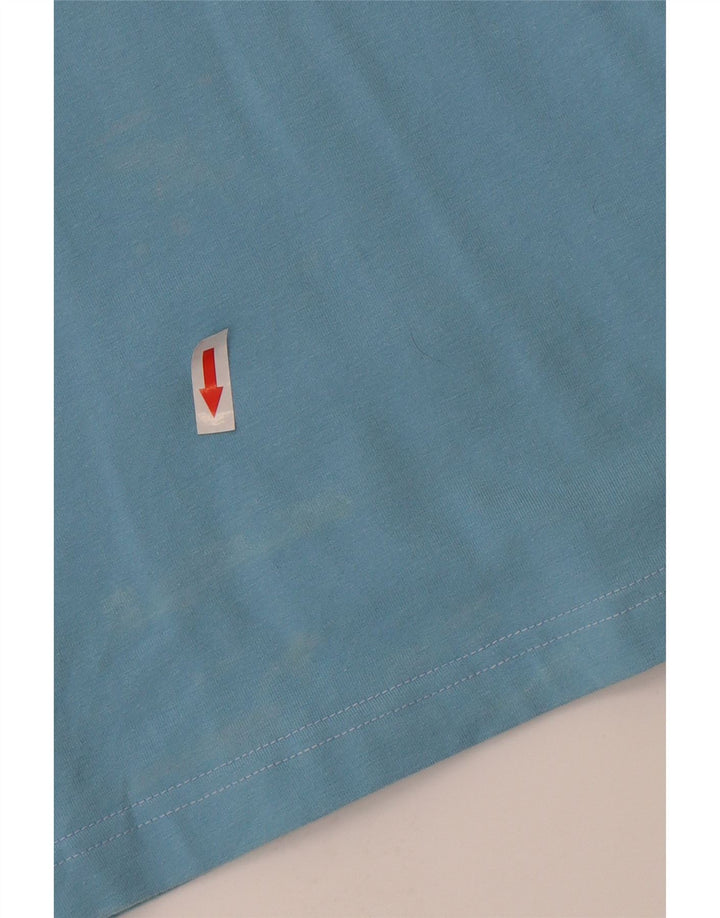 Asics Γυναικείο Μπλουζ 3/4 Μανίκι UK 18 XL Μπλε βαμβακερό