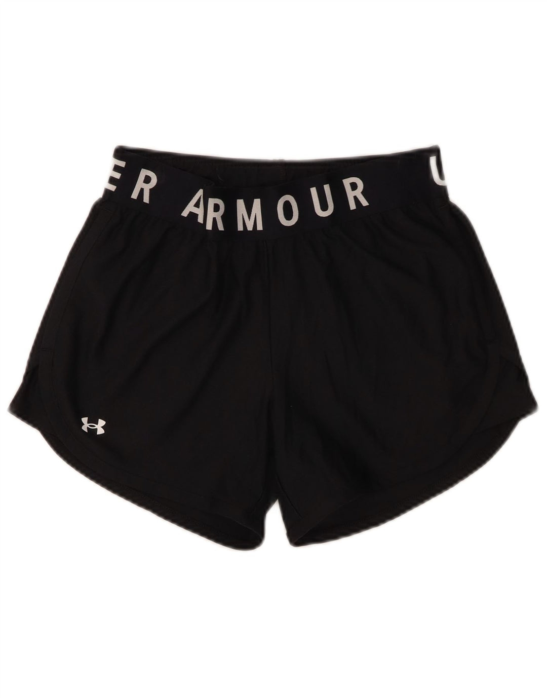 Γυναικείο γραφικό αθλητικό σορτς Under Armour UK 10 μικρό μαύρο πολυεστέρα