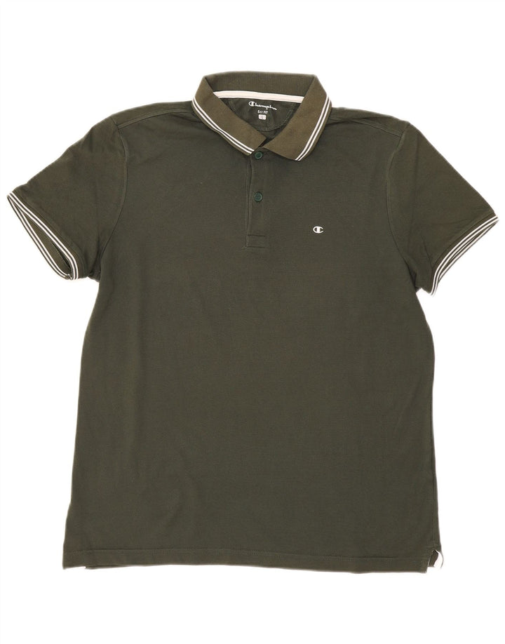 Champion Mens Easy Fit Polo Shirt μεγάλο χακί