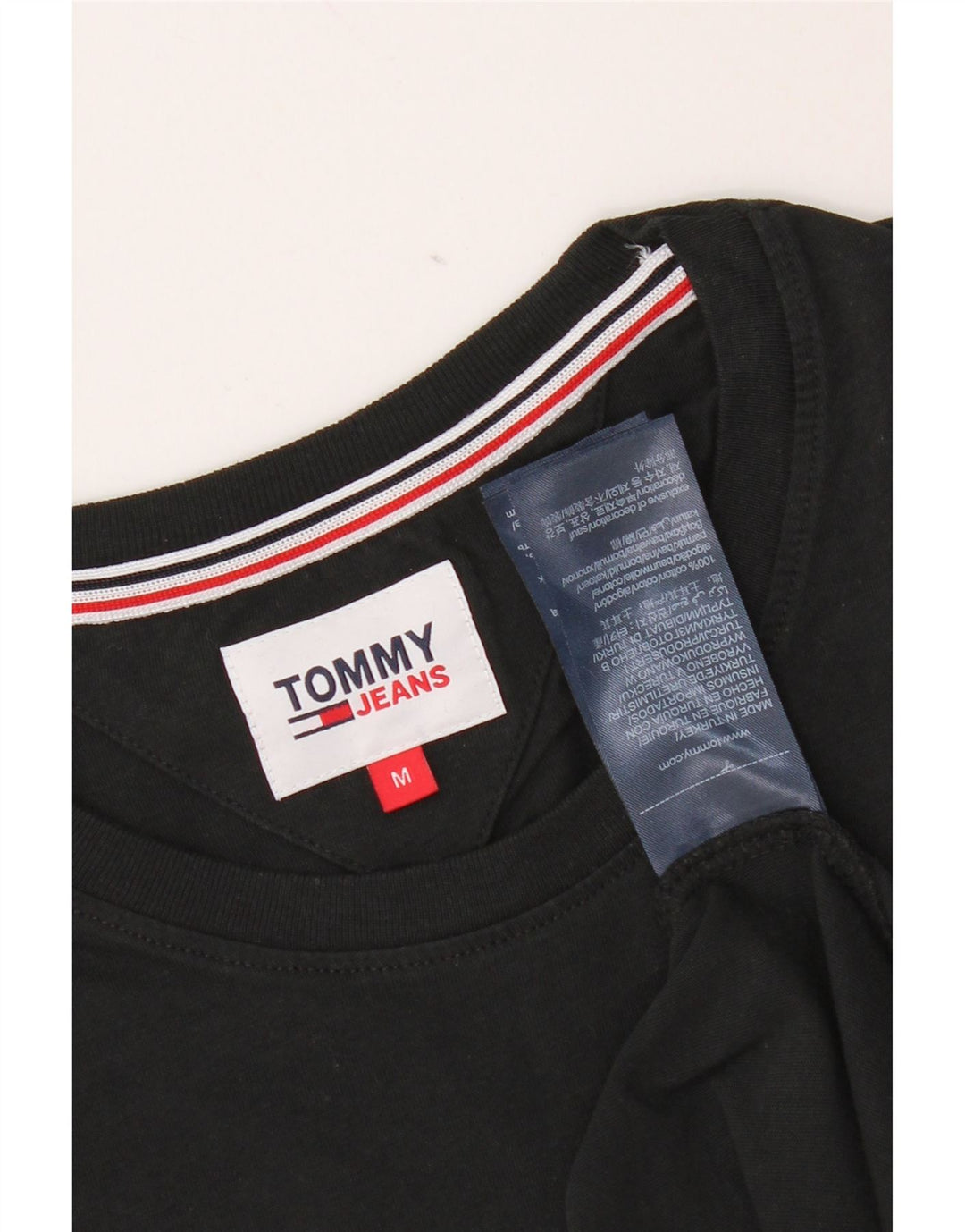 Ανδρικό T-Shirt Tommy Hilfiger Top Μεσαίο μαύρο βαμβακερό