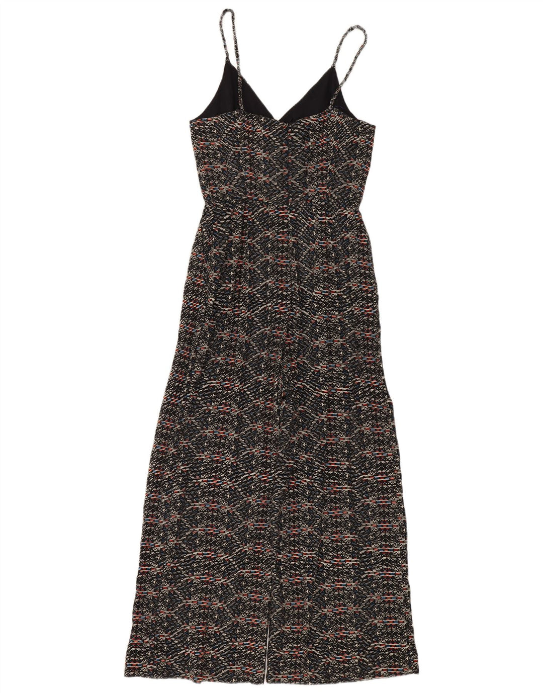 Zara γυναικεία αμάνικη φόρμα UK 10 Small Blue Geometric