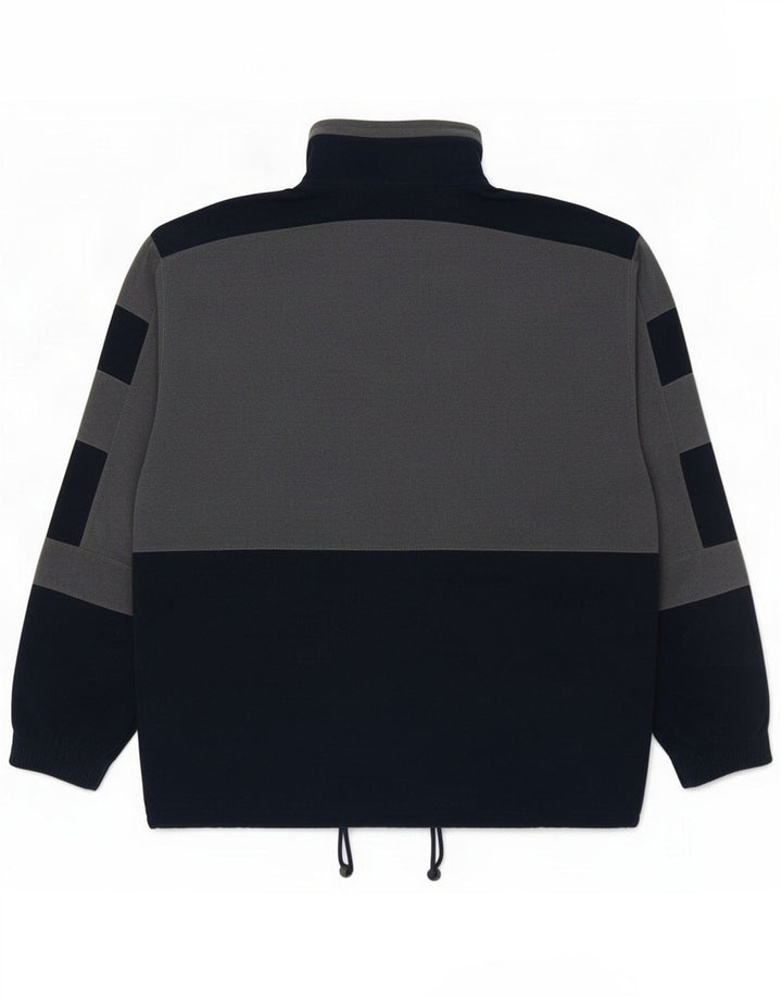 Gazelle ανδρική αθλητική φόρμα Top Jacket Medium Navy Blue Colorblock Polyester