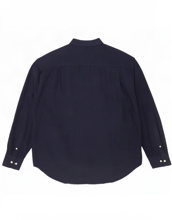 Ανδρικό πουκάμισο Nautica XL Navy Blue Floral λινό