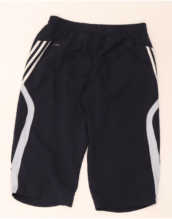 Ανδρικό αθλητικό σορτς Adidas βερμούδα Μεγάλο μπλε Navy Colorblock Πολυεστέρας